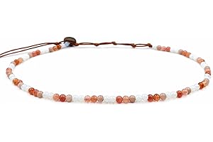 Lotus and Luna 7 Chakra Necklace for Women - Healing Crystal Necklace with Genuine Stones (Master Healer) to Bring Balance and Healing to Mind and Body - Handmade Jewelry Gift