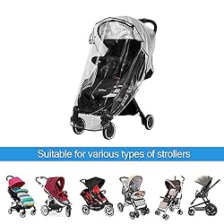 Clear Stroller Rain Cover, Universal Travel Weather