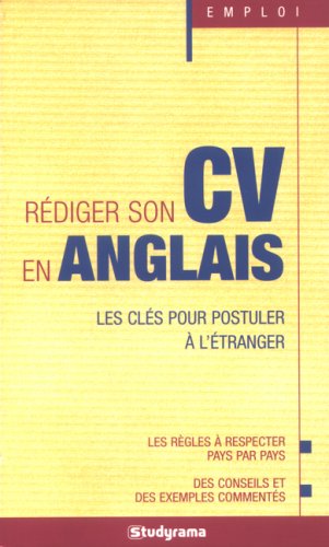 Rédiger son CV en anglais