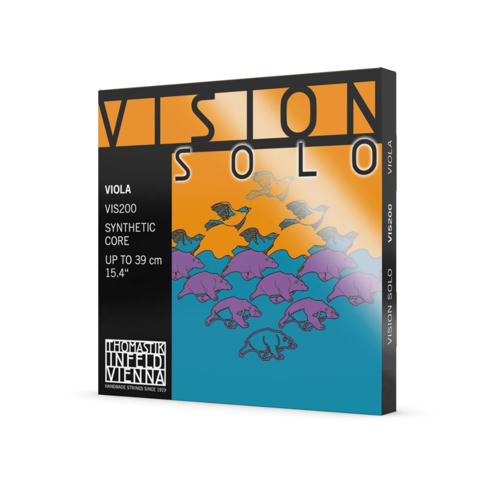 Thomastik Saiten für Viola Vision Solo Synthetic Core Satz 4/4 mittel