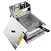 Yescom 2500W 6L Commercial Electric Countertop Stainless Steel Deep Fryer Basket French Fry Restaurant Home Kitchen