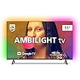 Smart TV Philips Ambilight 55" 4K 55PUG7908/78, Google TV, Comando de ...