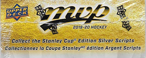 MVP 2019 2020 Upper Deck NHL Hockey Series Unopened Retail Box of 36 Packs with Chance for Stars, 1 Draft Picks, Rookie Cards, Silver Scripts Plus