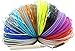 Synkia 3D Pen Filament Refills - 1.75mm ABS 320 Linear Feet (20 Foot Each) Total 16 Different Colors Fun Pack 2 Glow Colors & Spatula Included
