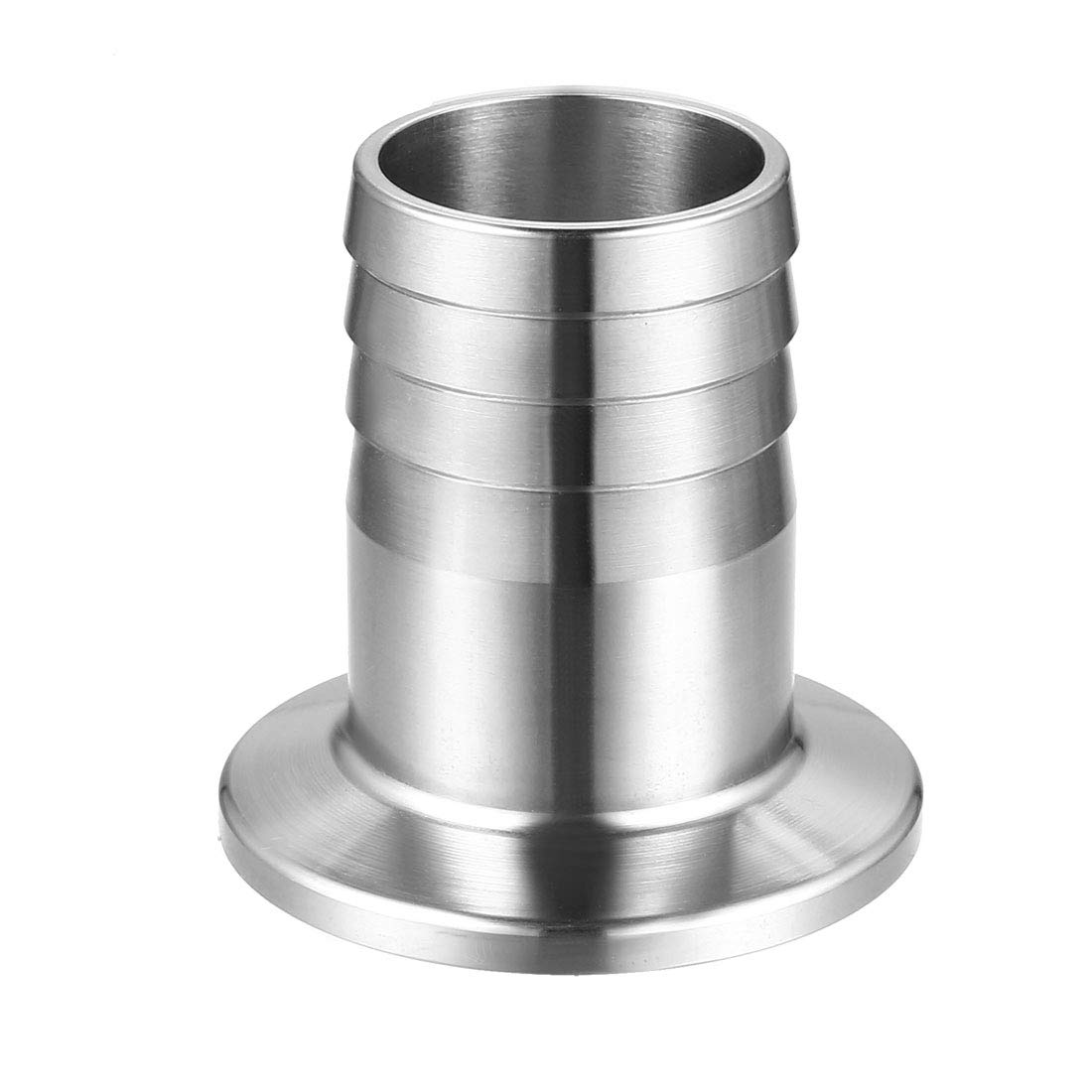 sourcing map Clamp Hose Adapter 1.575 Inch Flange to 1 Inch Hose Barb Fitting