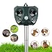 Nobug Animal Repellent Ultrasonic Outdoor, Animal Repeller, Solar Animal Repeller with Motion Sensor, Waterproof Outdoor Repels Deer Raccoon Rabbit Squirrel Cat Dog Bird (Green)