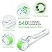 Derma Roller Microneedles for face, 540 Titanium Seamless Micro Needle Roller 0.25mm Cosmetic Needle Skin Care Tool