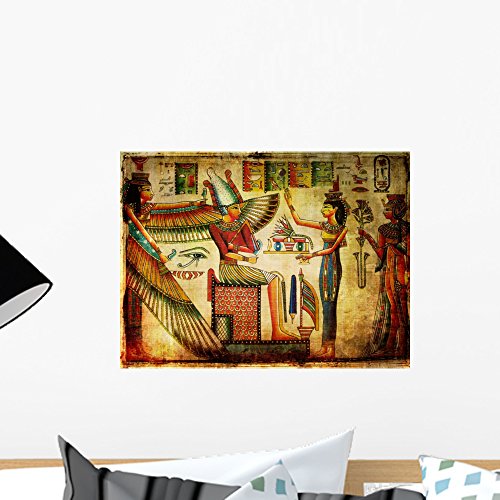 Old egyptian papyrus wall mural by wallmonkeys peel and stick gra…