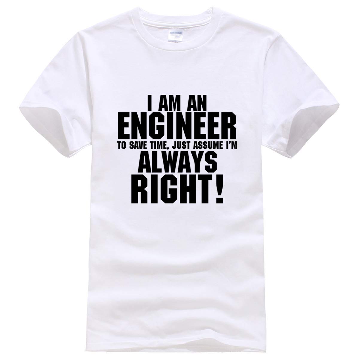 Am An Engineer Ngegnere Print Short Sleeve T Shirt
