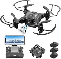 4DRC Mini Drone with 720p Camera for Kids and Adults, FPV Drone Beginners RC Foldable Live Video Quadcopter,App...