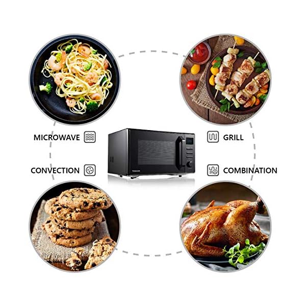 Toshiba-950-W-25-Litre-Microwave-Oven-with-Upgraded-Easy-Clean-Enamel-Cavity-Position-Memory-Turntable-Convection-2250-W-Crispy-Grill-1150-W-Black-MW2-AC25TFBK Toshiba 950w 25L Microwave Oven with Upgraded Easy Clean Enamel Cavity, Position Memory Turntable, Convection 2250w…