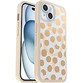 OtterBox iPhone 15 Plus and iPhone 14 Plus (ONLY) Symmetry Series+ Case - Clear/Brown, Snaps to MagSafe, Ultra-Sleek, Raised Edges Protect Camera & Screen - Non-Retail Packaging
