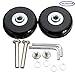Mohoo 1 Pair Luggage Suitcase Replacement Wheels OD 50 (1.97'') 18 Axles 35 Repair Set for Luggage Suitcase