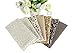 Fabric Squares DIY Cotton Brown Series 7 Assorted Pre Cut Charm Quilt for Fat Quarters 50cmx50cm Color in Brow