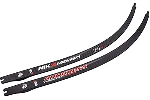 NIKA ARCHERY Recurve Bow Limbs Progress Series N3 Carbon Fiber Limb 32-44 lbs
