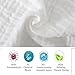 MUKIN Baby Bath Towels and Washcloths Set Also for Baby Swaddle Blanket and Baby Face Cloth, (5 PC Value Pack) Super Soft Cotton - Ideal for Baby Care Sets