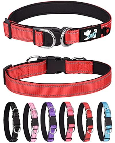 Reflective Dog Collar for Small Medium Large Dogs, Comfy Puppy