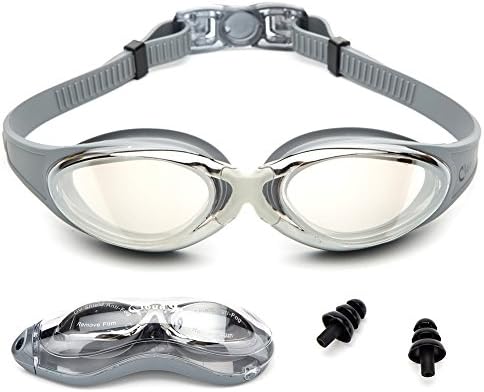 Newbee Fashion - Adjustable Strap Sleek Design Adult Unisex Anti-Fog UV Protection Slim Light Weight Swimming Goggles