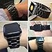 OROBAY Classic Apple Watch Band,Solid Stainless Steel Metal Business Replacement Bracelet Strap iWatch Band Replacement Strap Wristband for Apple iWatch (42mm Black, 42mm)