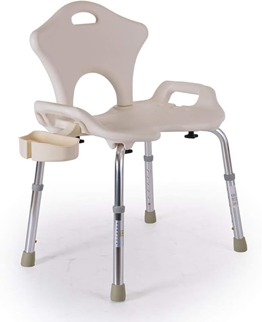 Amazon Com White Medical Shower Chair With Removable Back Tool