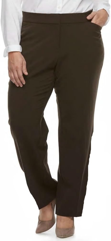 Plus size Chap Sliming fit Straight Pants, 22W