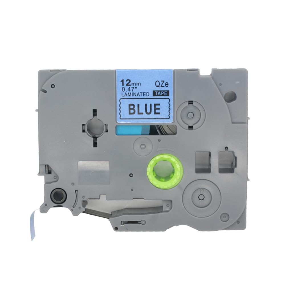 BROVACS 1 Pack Black on Blue Laminated Label Tape Compatible for Brother P-Touch Label Printer TZ 531 TZe 531 12mm 1/2" OPA4531