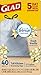 Glad Trash Bags, ForceFlex Tall Drawstring Garbage Bags, 13 Gallon White Trash Bags for Tall Kitchen Trash Can, Mediterranean Lavender with Febreze Freshness to Eliminate Odors, 40 Count