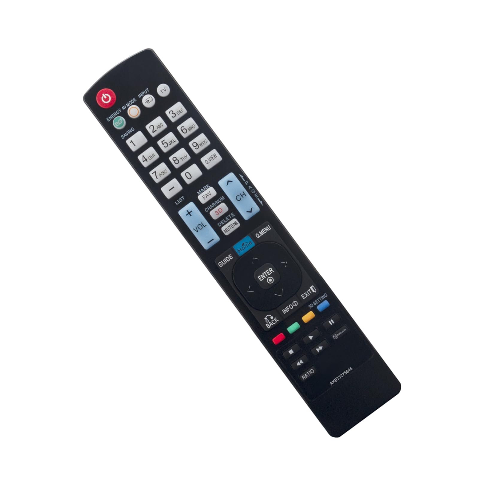 AKB73275646 Replacement Remote Control -VINABTY-fit for LG TV AKB73275646 remote control 37LK455C-ZB 42LK450-ZB 60PZ550A-ZA 32LK550-ZA 32LK550A-ZA 60PZ550T-ZA 42PT250-ZA 50PT350K-ZD