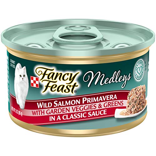 Purina Fancy Feast Wet Cat Food Medleys Wild Salmon