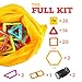 Magnetic Blocks - Magnetic Building Tile Set 67 PCS with Car Wheels, Educational Construction Toys for Baby, Kids, Girls, and Boys with Bonus - Number Cards & Stylish Storage Bag