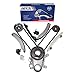 MOCA Timing Chain Kit 9-0393SB Fits 2004-2011 for Dodge Dakota V6 3.7L & 2006-2010 for Jeep Commander V6 3.7L & 2006-2009 for Mitsubishi Raider V6 3.7L & 2011-2012 for Ram 1500 V6 3.7L NGC Cam Gear