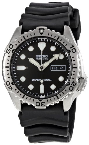 Seiko Men's SKX171 Black Dial Diver Watch