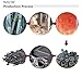 Homy Feel Air Purifying,Bamboo Charcoal Air Freshener and Odor Eliminator Bag,Air Filter Purifier for Fridge,Freezers,Cars,Closet,Shoes,Kitchens,Basements,Bedrooms,Living Areas(5 x 100g, Square)
