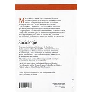 Dictionnaire de Sociologie (French Edition)