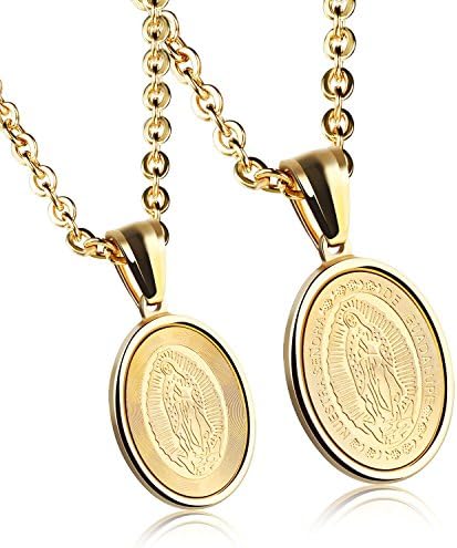 aimaoer Stainless Steel Couple Necklace Chain European and American Titanium Steel Jewelry