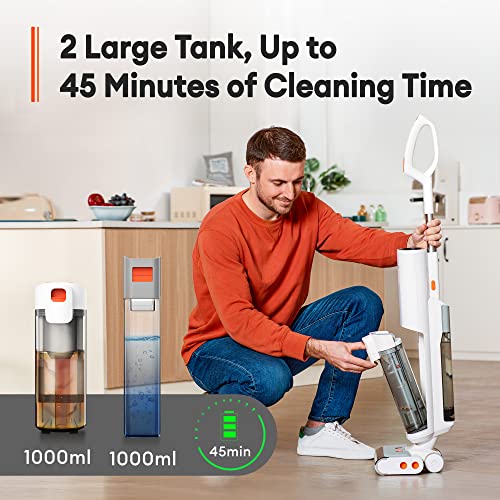 Ultenic Wet Dry Vacuum Cleaner, AC1 Cordless Vacuum Mop All in One