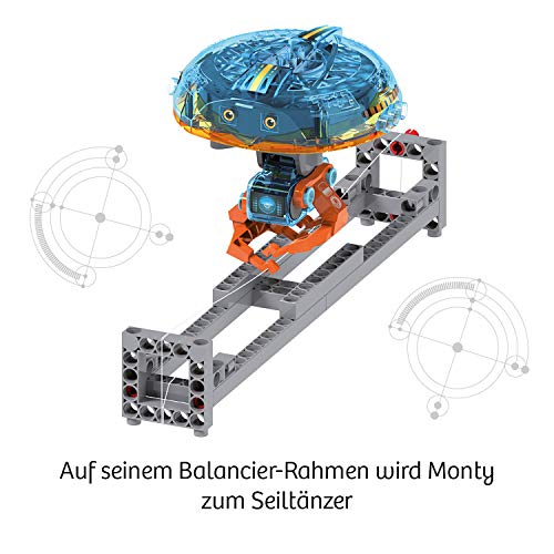 KOSMOS 621025 Monty - Dein Balancier-Roboter, Entdecke wie ein Gyoroskop funktioniert, lass Monty auf einem Seil… – Bild 6