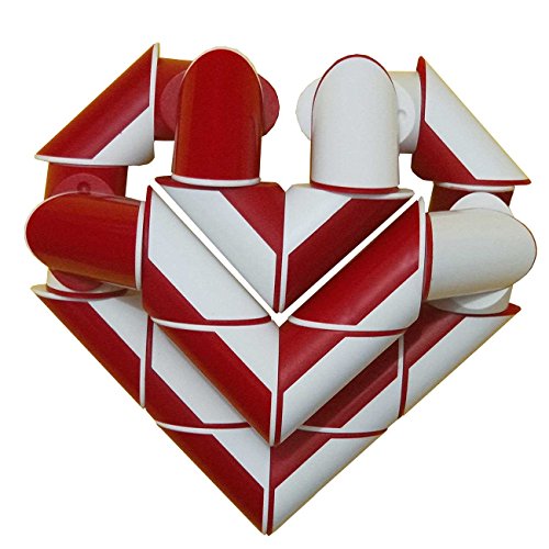 Novelty Magic Snake Puzzle Cube Toys Fidget Brain Teaser Puzzles Grow Toy for Anxiety Twisty Ruler Gift Red 24