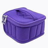 16 Bottles Essential Oil Carrying Case Shockproof Essential Oils Organizer Travel Bag Suitable for 5ml,10ml,15ml Bottles with Portable Handle and Double Zipper