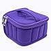16 Bottles Essential Oil Carrying Case Shockproof Essential Oils Organizer Travel Bag Suitable for 5ml,10ml,15ml Bottles with Portable Handle and Double Zipper