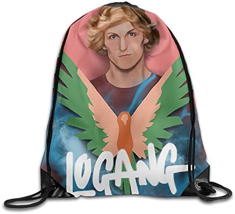 Logan Paul Logang Men's Drawstring Backpack Sack Bag / Travel Bag