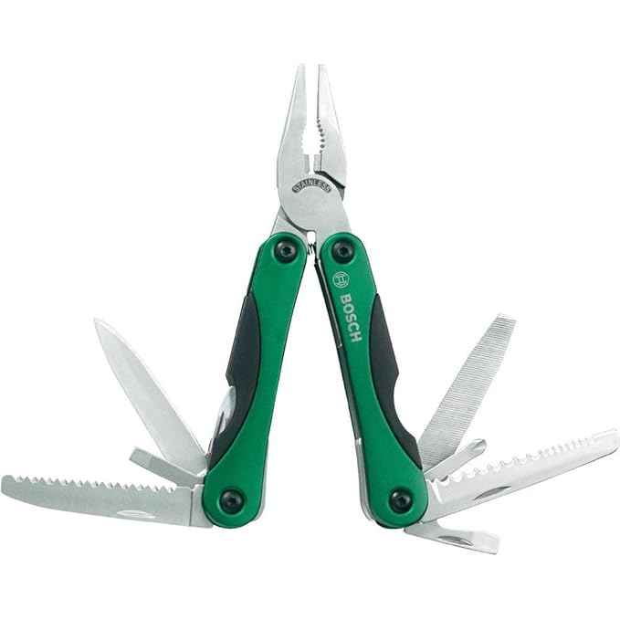 Bosch 12in1 Metal and Plastic Tool Plier Set (Green, 12Piece) Amazon.in Home Improvement