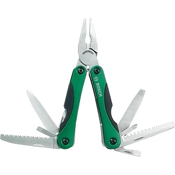Bosch 12-in-1 Metal and Plastic Tool Plier Set (Green, 12-Piece)