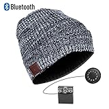 Zibaar Latest Bluetoth V4.1 Bluetooth Headphone Beanie Wireless Bluetooth Hat Combined with Removable Headset; Hands Free Talking