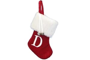 KURT S. ADLER Monogrammed "D" Miniature Stocking