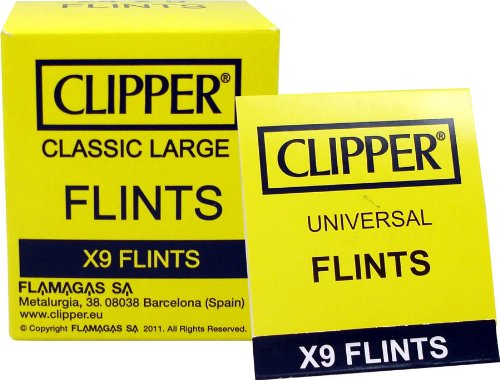 Box Clipper Universal Cigarette Lighter Flints 24x9