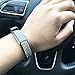 EPYSN Replacement Bands Compatible for Fitbit Alta / Alta HR,Bling Silver Rhinestone Accessories Dressy Bracelet Band Wristband for Women Black