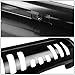 Auto Dynasty Compatible with Dodge Dakota 3 inches Bumper Push Bull Bar+Removable Skid Plate (Black)
