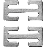 Sungrace Metal Lock(Silver, 2 Pack)
