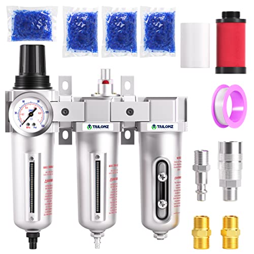 TAILONZ PNEUMATIC 1/2 Inch NPT Industrial Grade Three Stage Air Drying